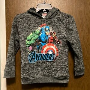 Marvel Avengers gray hoodie size L (boy)